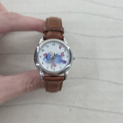 DISNEY Eeyore Flying Butterflies Watch By SII SEIKO MU0325 Needs New Battery 
