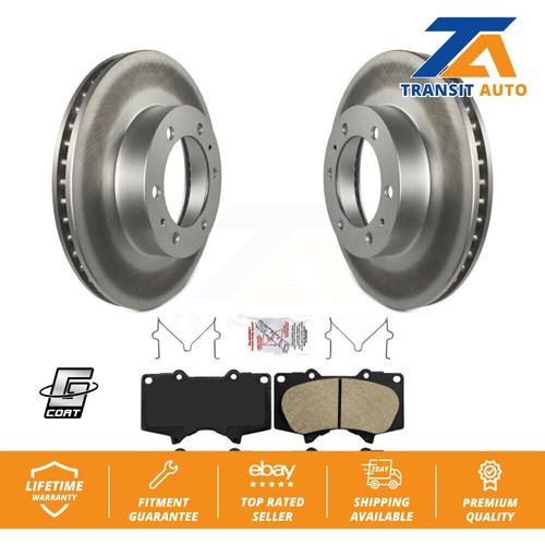 Front Coat Disc Brake Rotor Ceramic Pad Kit For Toyota Tacoma 4Runner ...