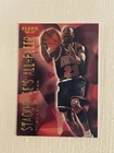 1996-97 Fleer 🔥Michael Jordan STACKHOUSE’S ALL-FLEER Rare Insert Card No. 4