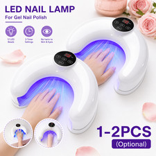 Nail Fungus Funga Light LED Lamp Treatment Therapy Toenail Device Timer Home Use