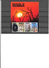 Znaczki -Uganda-Zwierzęta