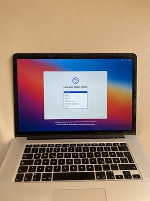 MacBook Pro 15 Zoll Retina (Ende 2013) 2,3 GHz Intel I7, 16 gb RAM, 500 gb SSD