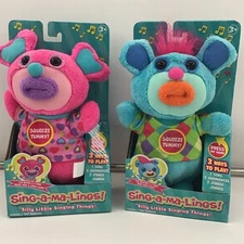 Pink blush & Blue Sawyer Sing-A-Ma-Lings!  They Sing, Harmonize, Greet & say bye