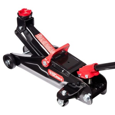 Hyper Tough Trolley Jack, 2 Ton Capacity, Heavy-Duty Cast Iron Hyper Tough Trolley Jack, 2 Ton Capacity, Heavy-Duty Cast Iron