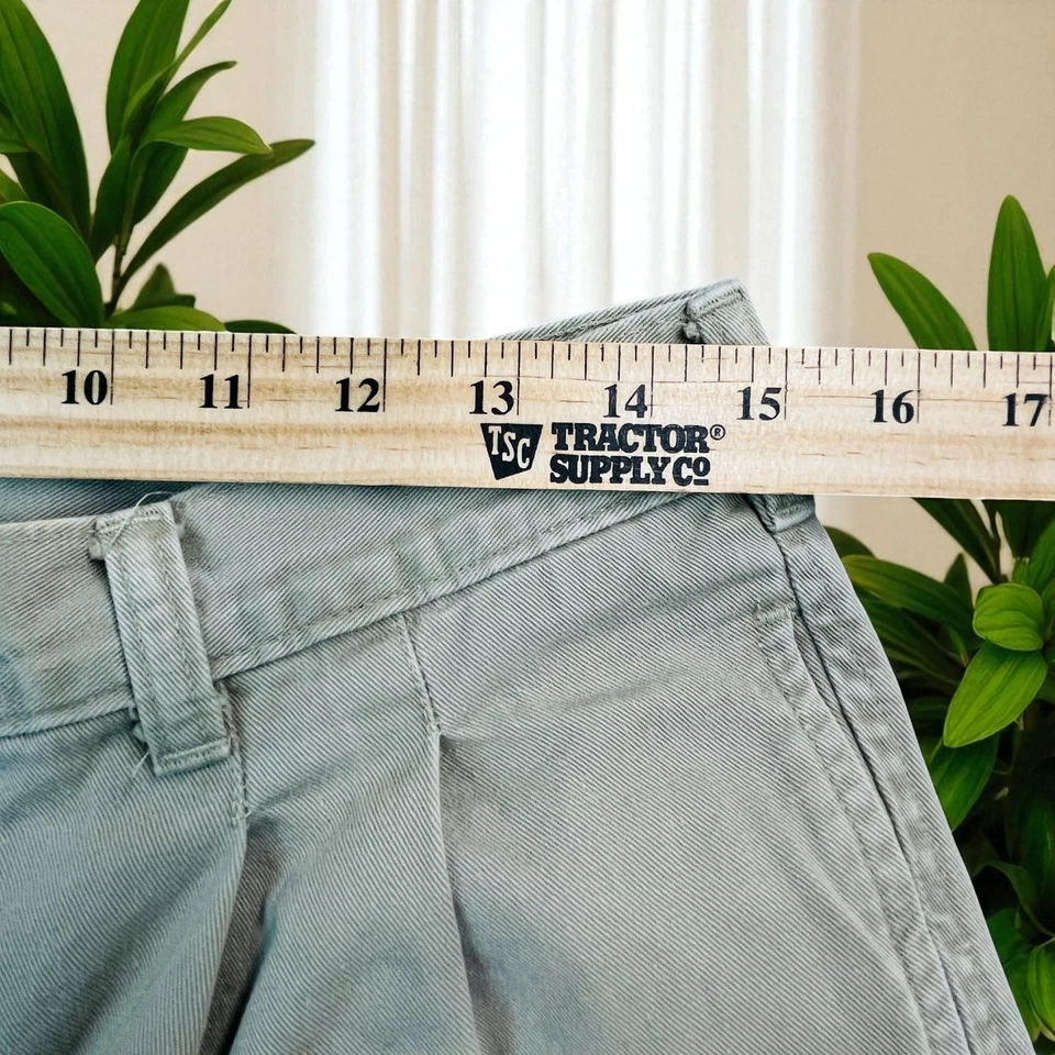 Pantalones Lee De Colección Para Hombre 33x29 Gris Plisado Informal Chino Espalda Plana Bolsillos con Botones Foto 4 de 4