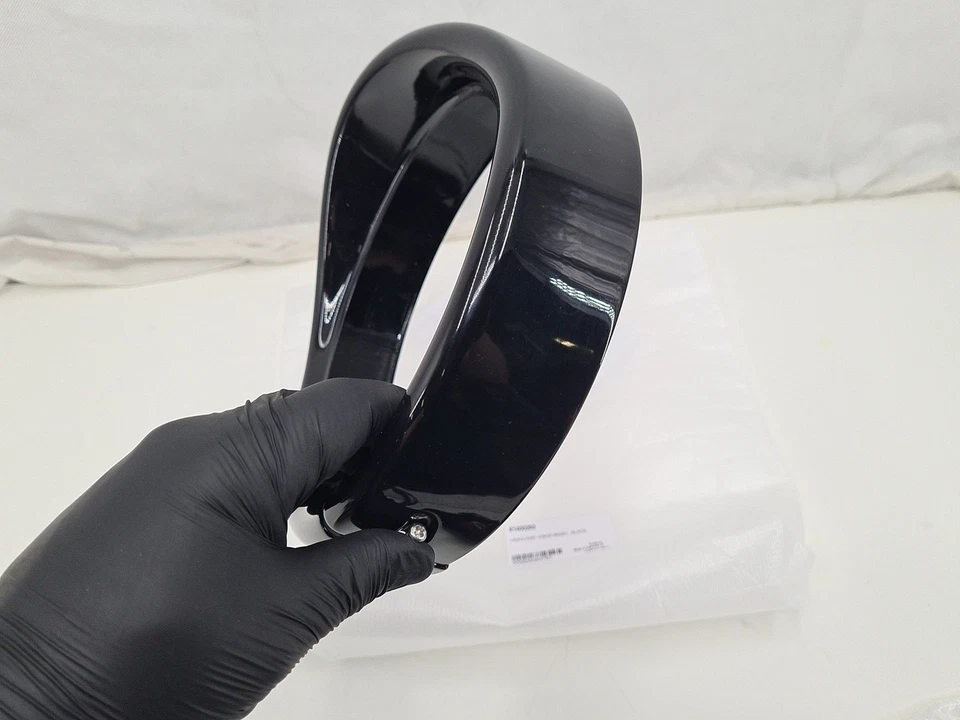 Harley-Davidson Universal  Zierschirm für 7" Visor Style Scheinwerfer schwarz B- - Bild 2 von 4