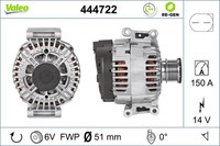 Valeo Lichtmaschine Generator FüR Mercedes-Benz C-Klasse T-Model S204 E-Klasse