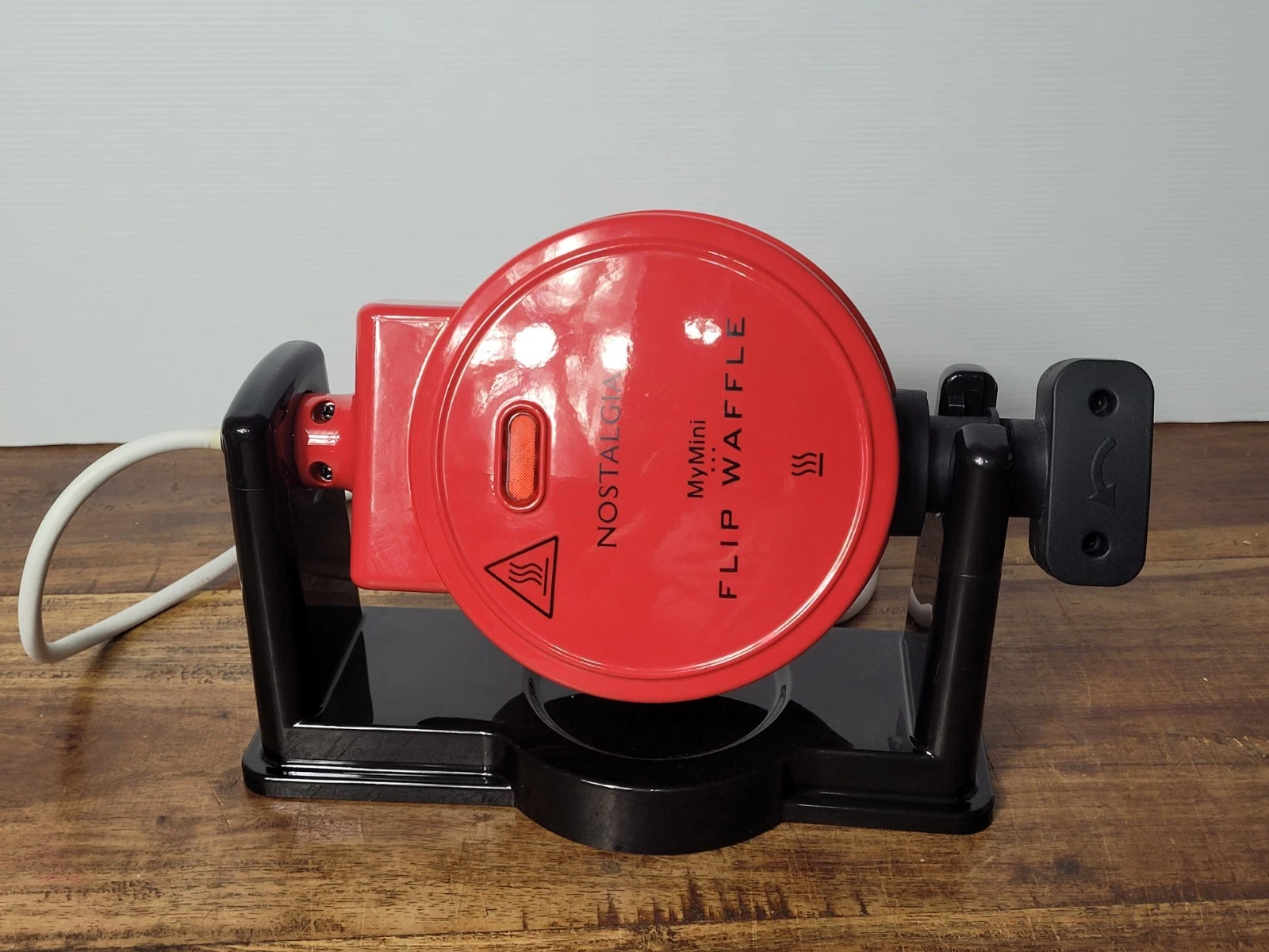 Nostalgia MyMini Flip Extra Thick Waffle Maker 5" Non-Stick Cooking Surface