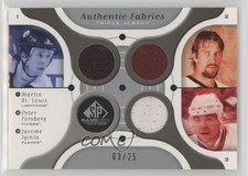 2005 SP Game Used Edition 3/25 Martin St Louis Peter Forsberg Jarome Iginla 0c3