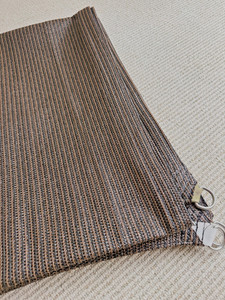 Outdoor Privacy Fence Screen Cover Shade - Garden Patio - Brown 25"x84"