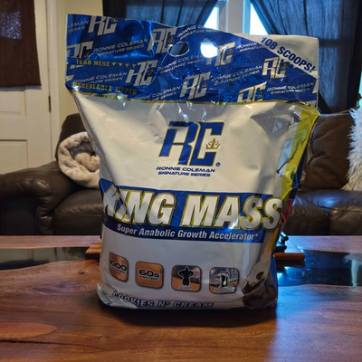 #ad NEW 15lb Cookies amp; Cream Mass Gainer SEALED Ronnie Coleman Brand KING MASS $59.99