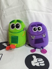 Mattel Fisher-Price Storybots Purple Green Robot Plush Musical Talks Working