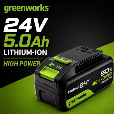 #ad Greenworks 24V 5.0Ah Lithium Ion Battery BAG70007 $64.99