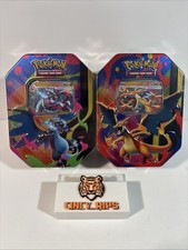 Pokemon TCG Mega Charizard x y ex Tins Sealed SET OF 2 Ships Fast