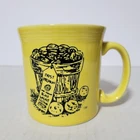 HTF Fiesta Fiestaware Black Walnut Festival Spencer WV Coffee Mug Yellow