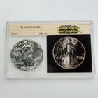 1989 American Silver Eagle $1 ASE PCI One Dollar US Coin 1oz Bullion