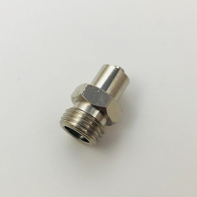 Metal Male Luer Lock Syringe Fitting to Pipe NPT 1/4'' Male 