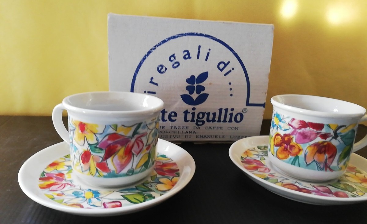 Tazza In Ceramica 200 Ml: Tazzone Latte Con 2 Colori E 2 Decori Disponibili (assortiti)