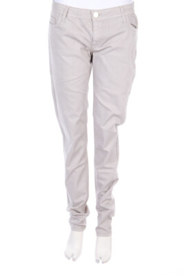 TWINSET T.S.J. Pants Logo Plaque 26 = D 42 greige NEW