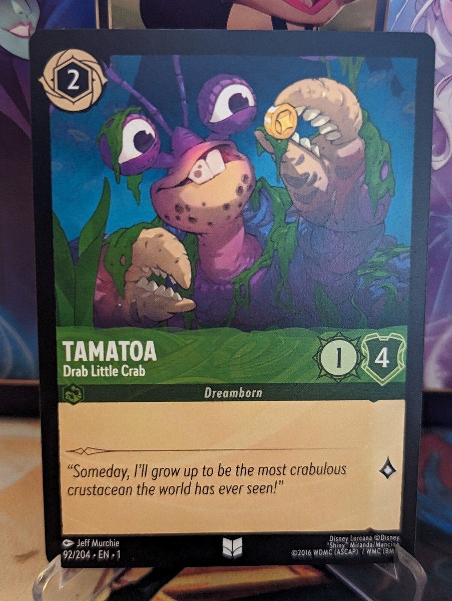 tamatoa lorcana card Disney Lorcana - 92/204