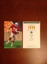 Dan Dierdorf Cardinals unsigned Goal Line Art Card in Toploader