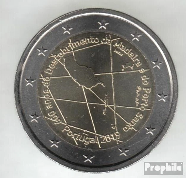 Portugal 2019 Fleur de coin (FDC) édition: 770.000 2019 2 euro découverte Île ma - Photo 1/1