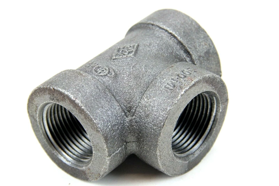 1" FNPT TEE MALLEABLE IRON 300 M.I. - Image 2 of 3