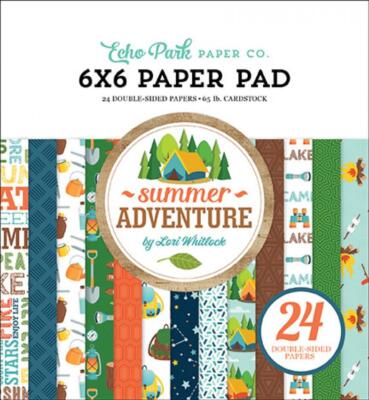 Echo Park ''Summer Adventure'' 6x6'' Paper Pad