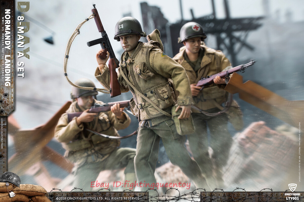 Crazy Figure 1/12 WWII U.S. Army On D-Day Deluxe Edition 8