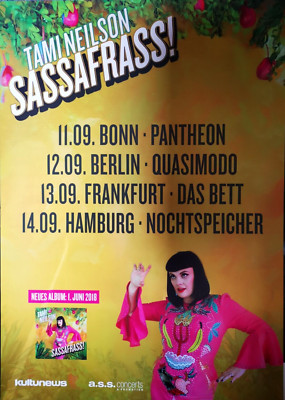 TAMI NEILSON 2018 TOUR - orig. Concert Poster - Konzert Plakat - DIN A1 xx - YY