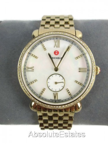 MICHELE GRACILE GOLD WATCH Michele Gracile Two-Tone Women main image 2