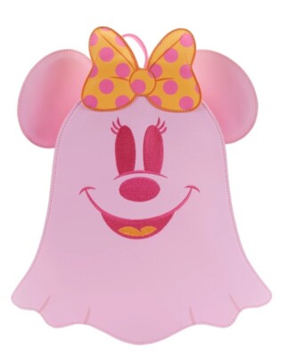 Loungefly Disney Pastel Ghost Minnie Glow in the Dark Mini Backpack Pastel Ghost Minnie Mouse Glow-in-the-Dark Mini Backpack  main image 2