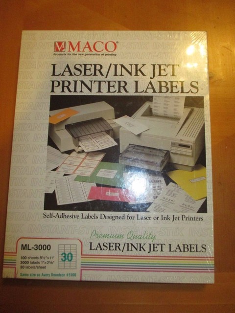 Maco Laser And Inkjet Labels Template