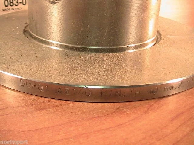 Front Disc Brake Rotor for Opel Kadett GT 1100 1900 Stock Solid 1968-1974 - Image 2 of 4