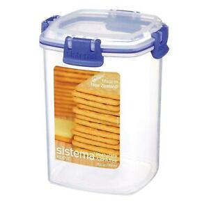 Sistema KLIP IT Cracker Storage Container 400 mL Clear with Blue Clips