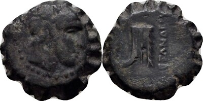 Seleukiden Bronze Alexander I Balas. 152-145  16/ 3,4g mm Münze Original  #LZK40