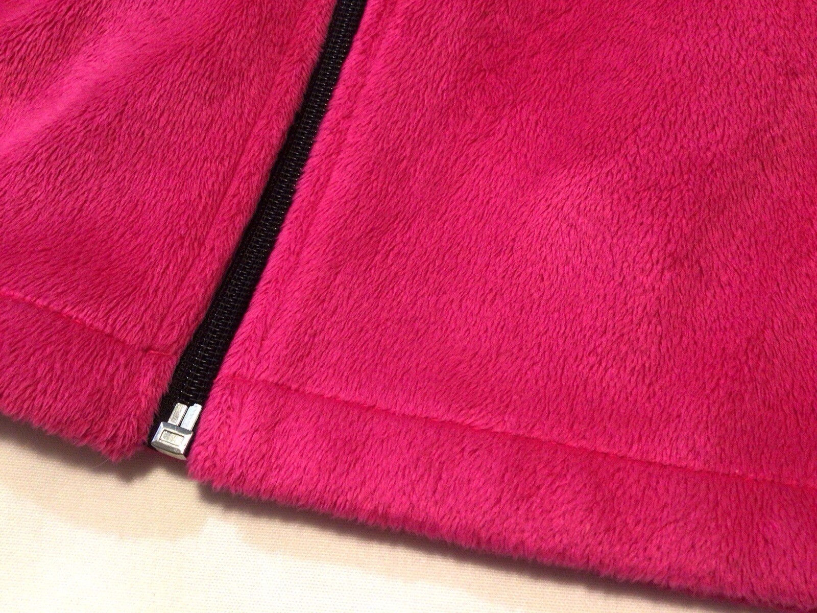 Giacca in pile Fila Sport donna piccola rosa con zip e tasche