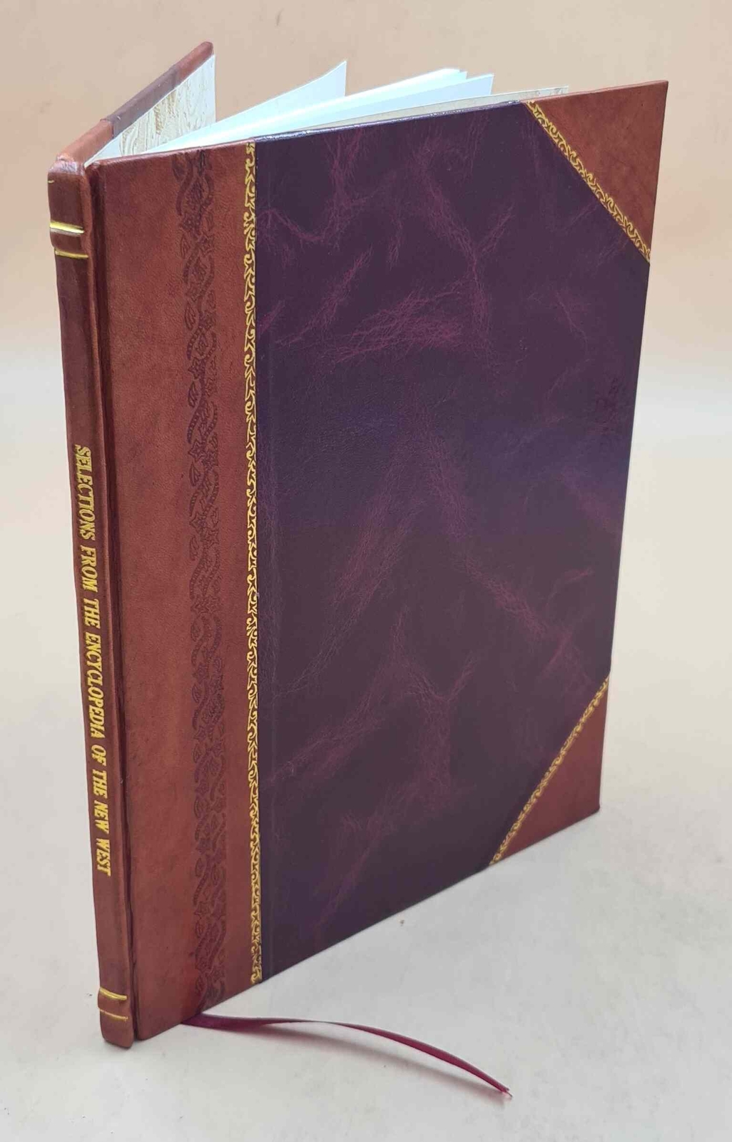 1881 Encyclopedia of the New West – Leather Bound Edition