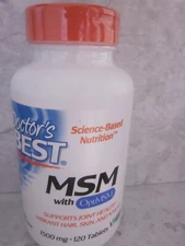 Doctor's Best Glucosamine Chondroitin MSM with OptiMSM 120 Caps Exp 12/26