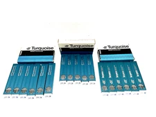 Nos Vtg BEROL EAGLE TURQUOISE Drawing Leads 1/2 Gross 3H, 1/2 Gross HB and 5-2H