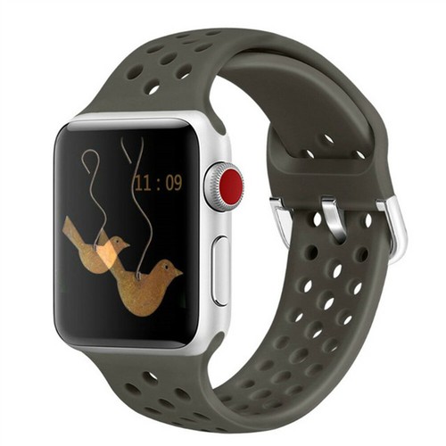 Silicone Sport strap Wrist Band For Apple Watch Ultra 2 Series 10 9 8 7 6 5 4 SE - Picture 39 of 62