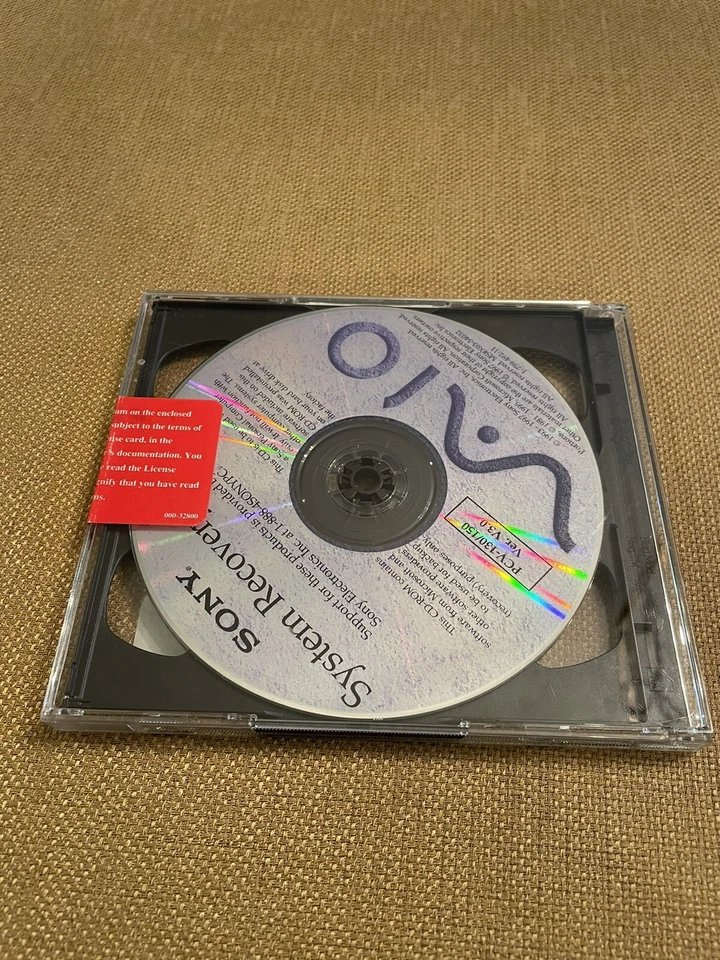 Brand New Sealed Sony Vaio Recovery 1993 - 1997 CD ROM PCV 130/150 Version V3.0 - Image 3 of 4