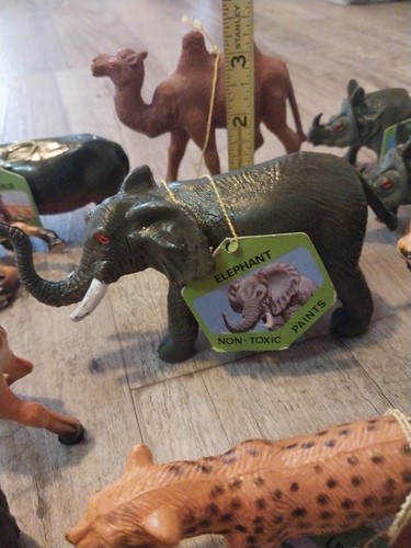 VTG 1988 Store Display Box Zoo Animal Authentic Replicas NOS - Picture 23 of 24