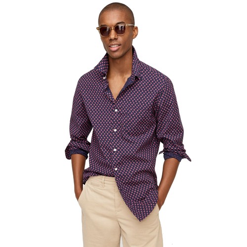 J. Crew Men's Stretch Poplin Slim 