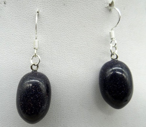 10 Pairs Natural Mixed Stone Egg Oval Reiki Chakra Healing Earrings Jewellery - Picture 8 of 12