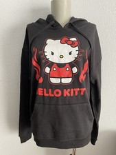 NWOT Halloween Hello Kitty Sanrio Sweatshirt Hoodie Black Red -Size M
