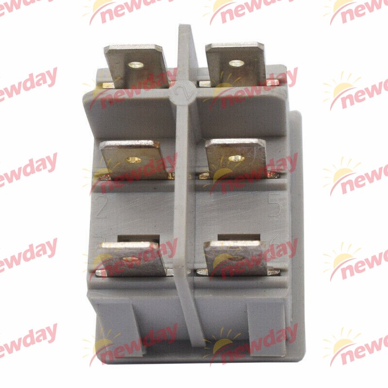 DEFOND DSE-2216 DSE-2210 Power Slide Switch 6 Pin 2 Position 10A 250VAC T85