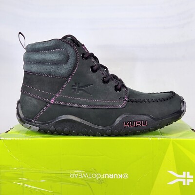 Size 9 - KURU Quest - Jet Black / Basalt / Fig Purple - Womens