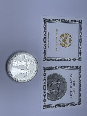 1 Oz Italia Germania Allegories Series 2020.Germania Mint.Silber.Neu