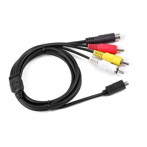 AV A/V TV Video Cable Cord Lead For Sony Camcorder Handycam HDR-CX700 DCR-HC40/e - Picture 3 of 5